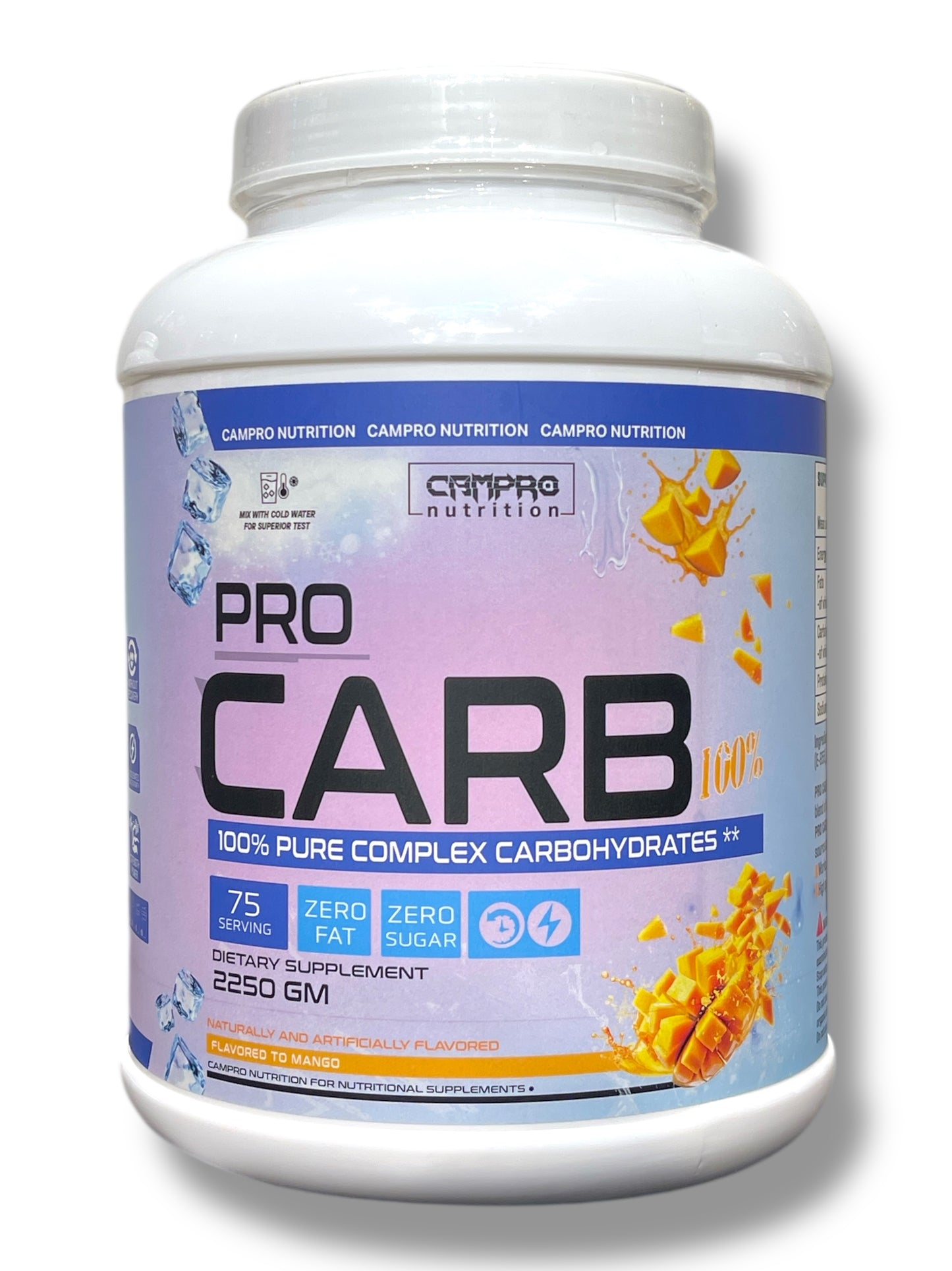 Campro Carb 75 Servings | Fast & Clean Carbohydrate Formula for Energy, Endurance & Muscle Fuel|In Power Fit Supplements Egypt