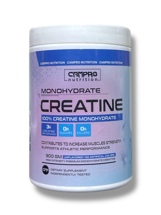 Campro Nutrition Creatine Monohydrate is a top-tier creatine supplement designed to help athletes and fitness