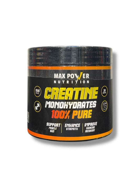 Max Power Nutrition Creatine Monohydrate is a high-quality, pure creatine supplement designed to enhance athletic performance and support muscle growth.