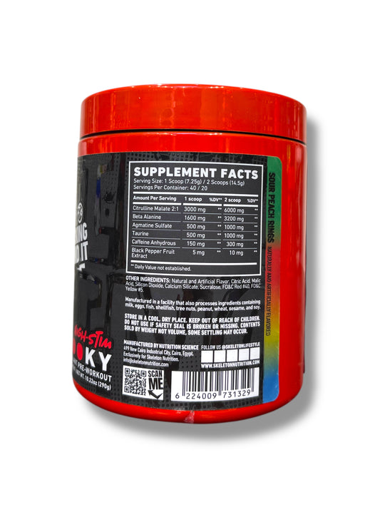 Skeleton Nutrition Pre-Workout in Egypt | Energy & Endurance Booster