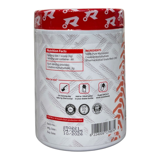 Tractor Creatine is a creatine supplement designed to boost performance, increase muscle strength,