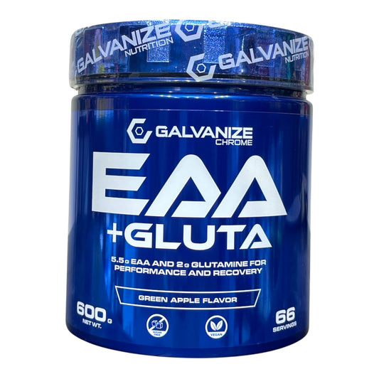 Galvanize Chrome EAA + Gluta – Green Apple | 600g | 66 Servings