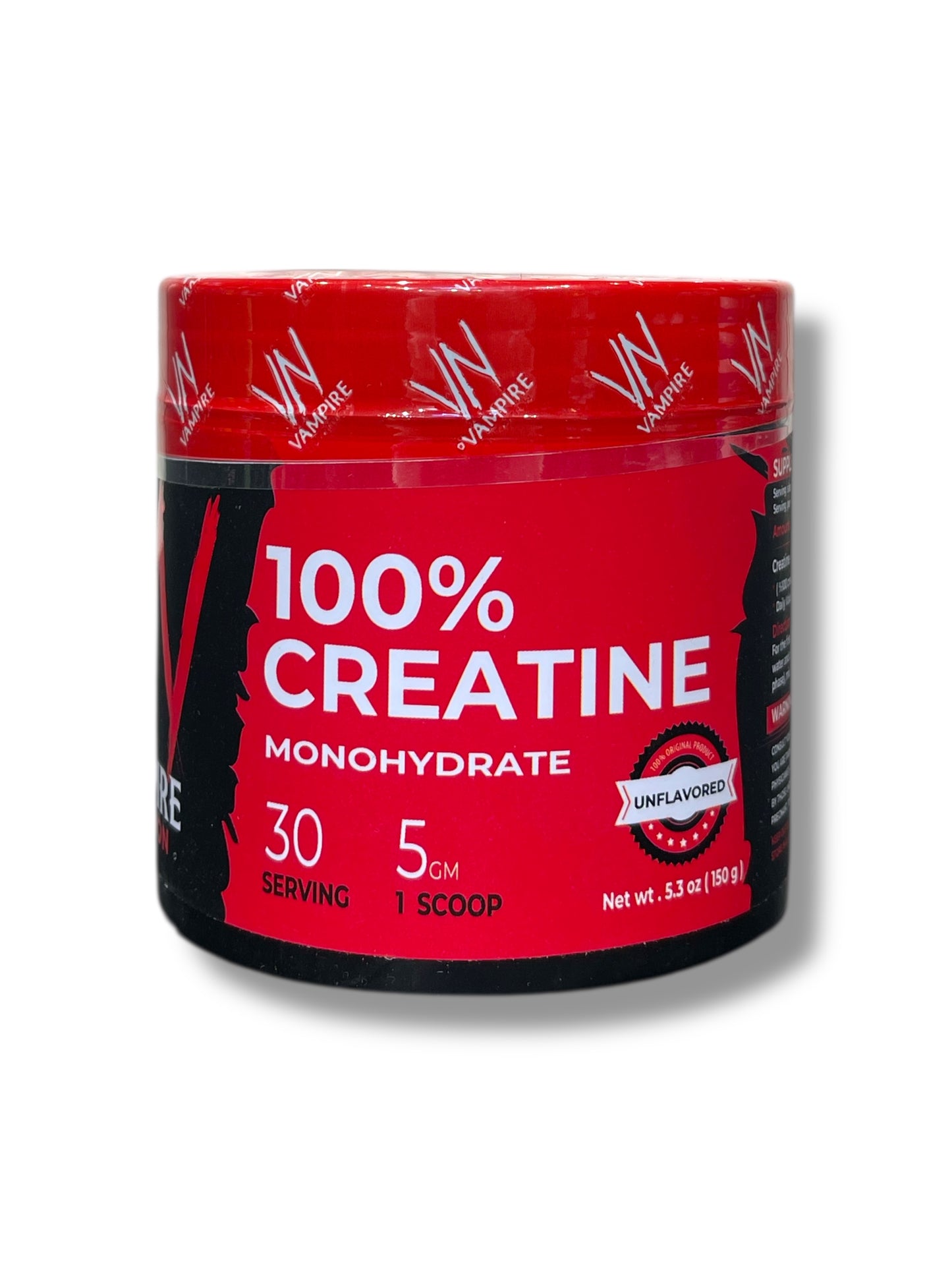Vampire Nutrition 100% Creatine Monohydrate – Boost Muscle Power and Strength