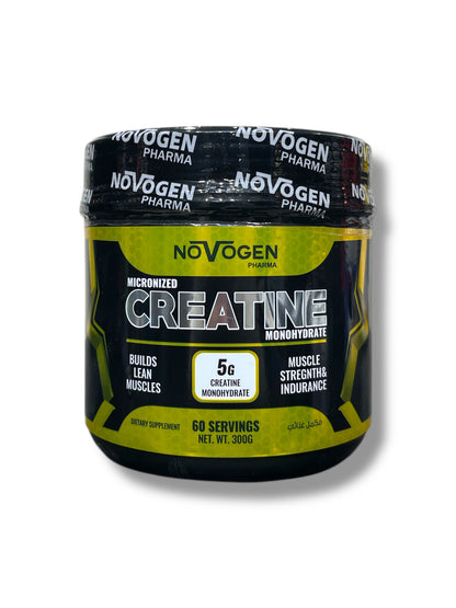 Novogen Micronized Creatine Monohydrate – Pure Creatine for Strength and Endurance