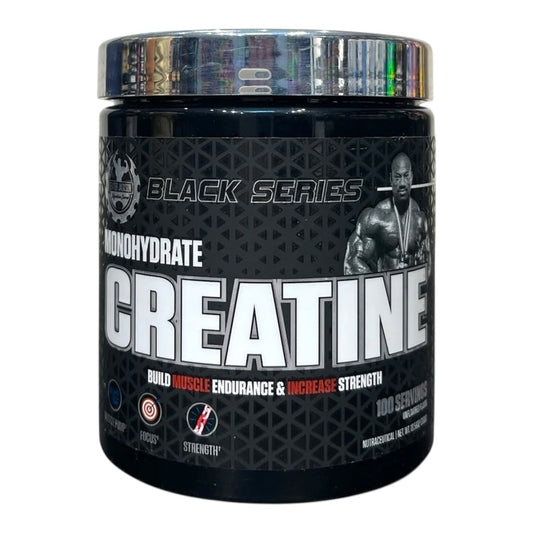 Dexter Jackson Black Series Creatine Monohydrate is a premium supplement designed to enhance athletic performance,