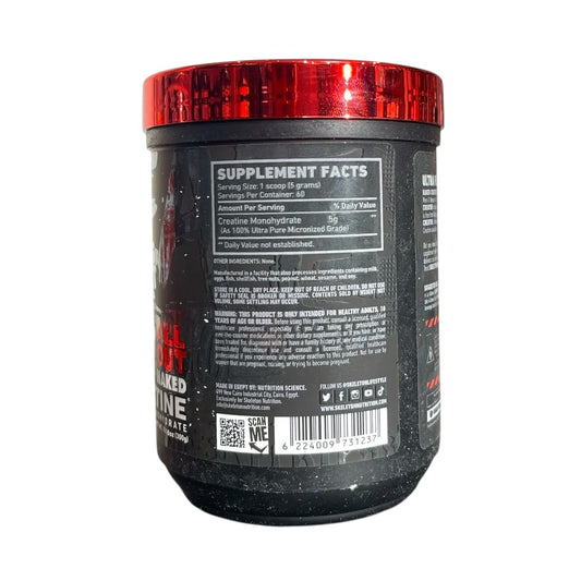 Skeleton Creatine Monohydrate is a premium creatine supplement known for its pure, high-quality formula that delivers excellent results.
