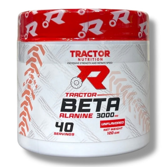 Tractor Nutrition Beta Alanine 3000 is a pre-workout supplement formulated to enhance muscular endurance and delay fatigue during high-intensity training sessions.