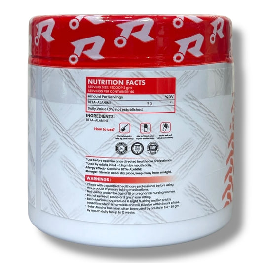 Tractor Nutrition Beta Alanine 3000 is a pre-workout supplement formulated to enhance muscular endurance and delay fatigue during high-intensity training sessions.