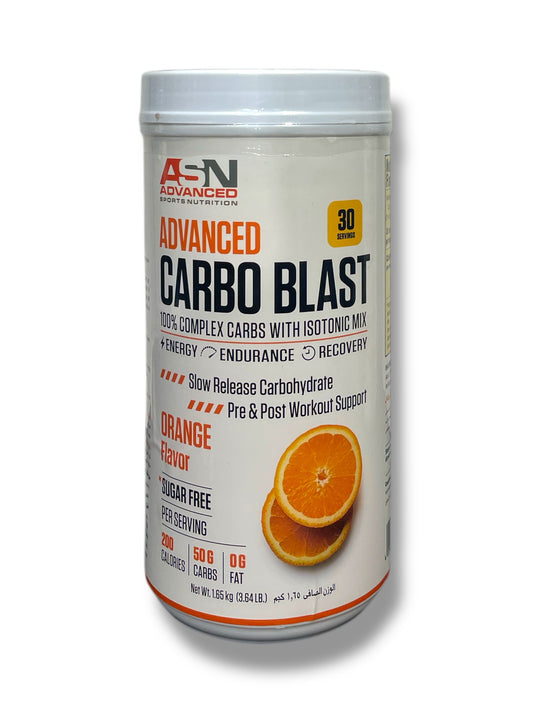 ASN Advanced Carbo Blast – 100% Complex Carbs with Isotonic Mix (Orange Flavor) – 1.65kg