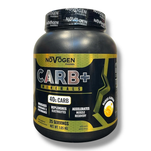 Novogen CARB+ is a premium carbohydrate and electrolyte supplement developed by Novogen Pharma,