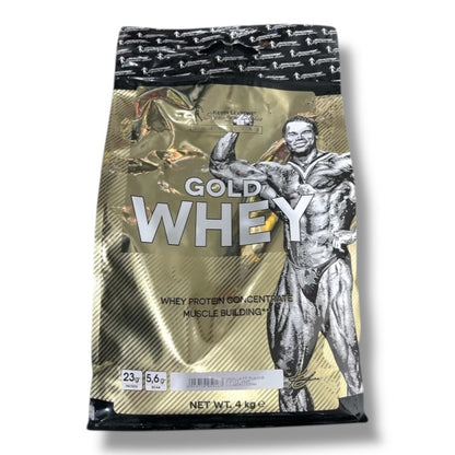 Kevin Levrone Gold Whey is a premium whey protein concentrate supplement formulated to support muscle growth, recovery, and overall athletic performance.