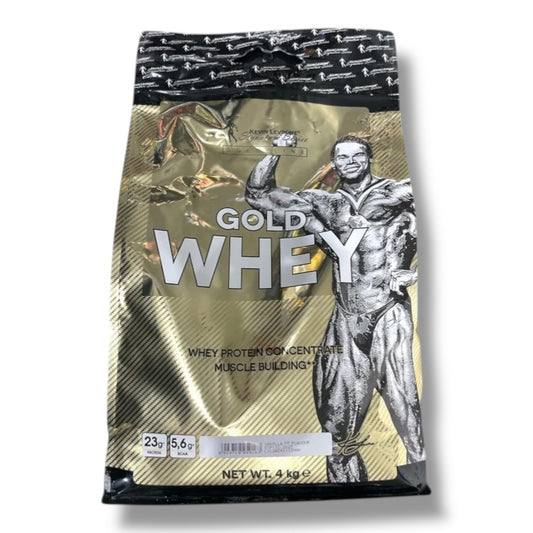 Kevin Levrone Gold Whey is a premium whey protein concentrate supplement formulated to support muscle growth, recovery, and overall athletic performance.