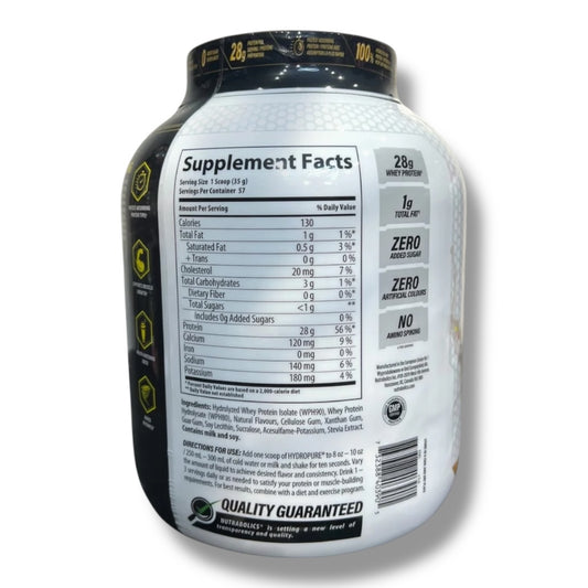 Nutrabolics Hydro Pure – Ultra-Filtered Hydrolyzed Whey Protein