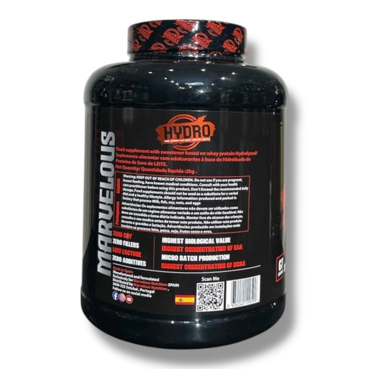 Marvelous Hydro Whey Isolate is a premium type of whey protein isolate, designed to deliver high-quality