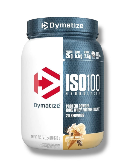 Dymatize ISO100 650g (20 Servings) | Hydrolyzed Whey Isolate for Lean Muscle Growth| In Power Fit Supplements Egypt