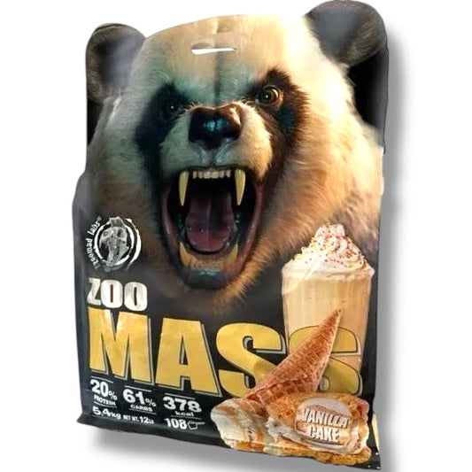 ZOO MAS is a high-performance mass gainer designed to help individuals increase their overall caloric intake and build muscle mass.