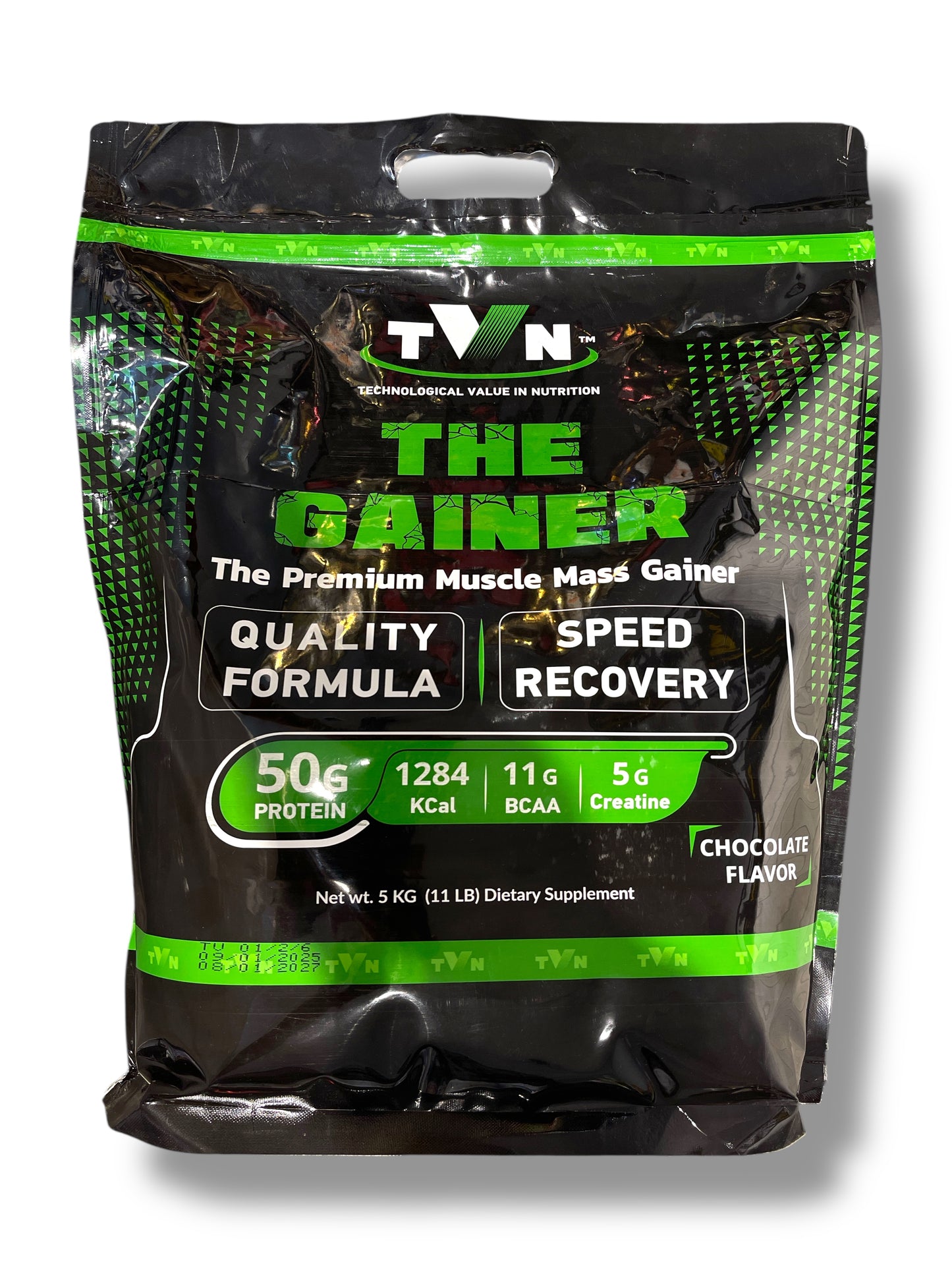 TVN The Gainer – Premium Mass Gainer | 50g Protein, 1284 Calories, 5kg – Chocolate Flavor