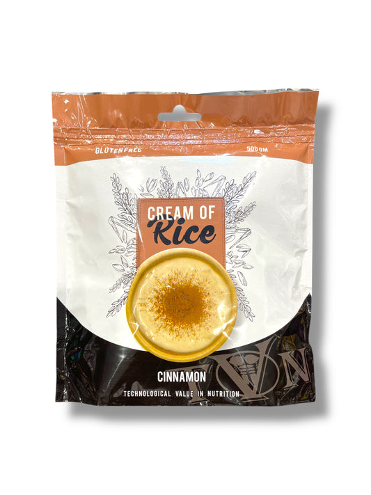 TVN Cream of Rice – Cinnamon Flavor | Gluten-Free Clean Carb Source – 500g