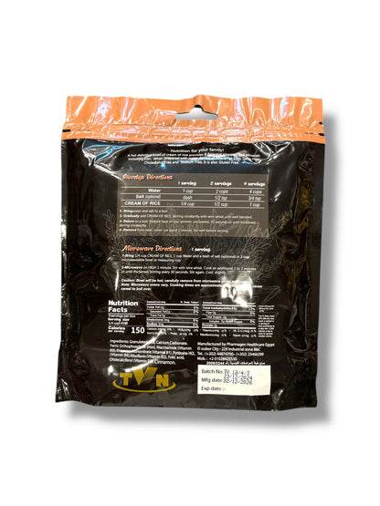 TVN Cream of Rice – Cinnamon Flavor | Gluten-Free Clean Carb Source – 500g