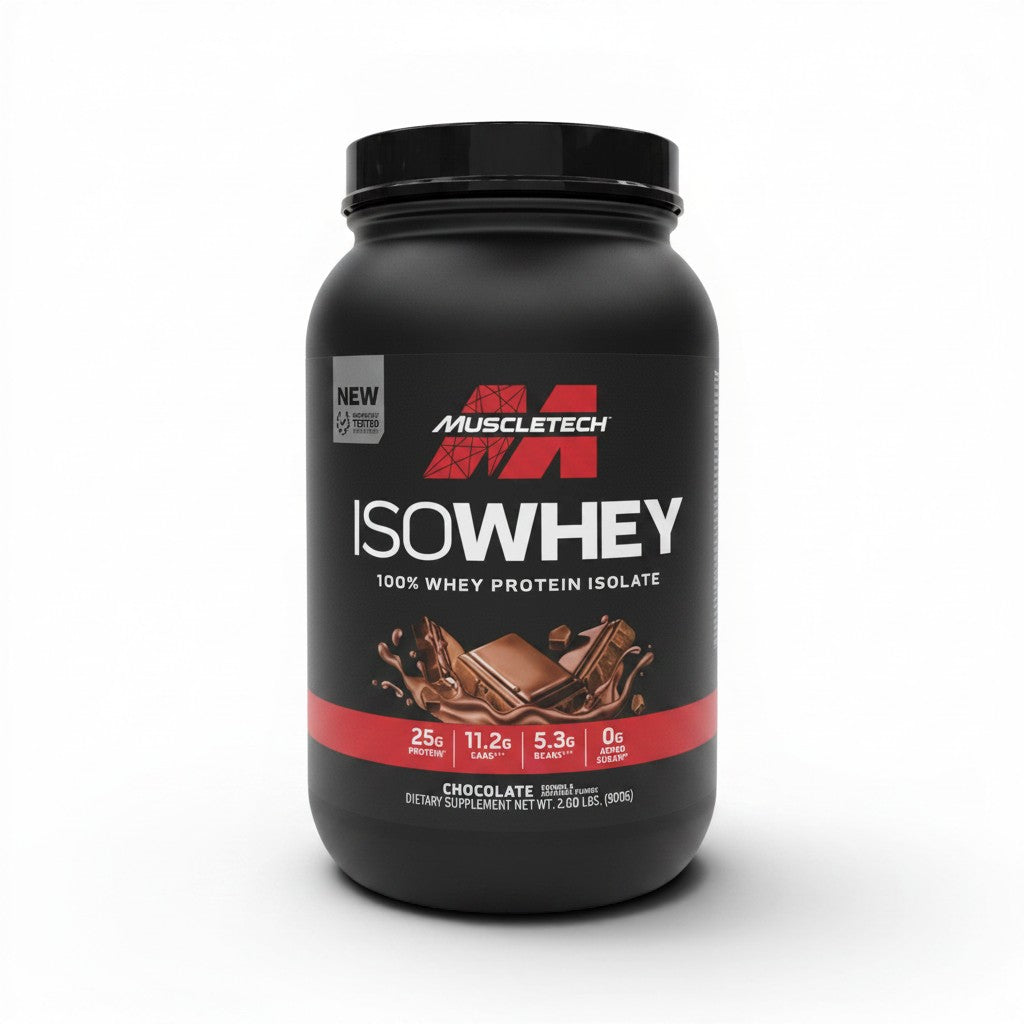 واي بروتين ايزولايت  من Muscletech ISO - شوكولاتة | 907 غرام (2 رطل) | بروتين معزول نقي 100%