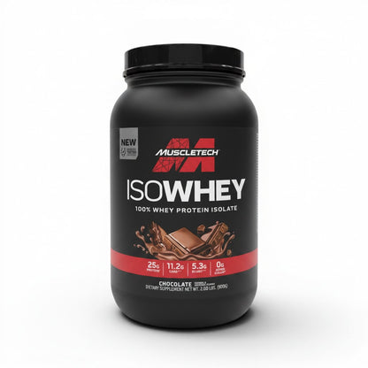 واي بروتين ايزولايت  من Muscletech ISO - شوكولاتة | 907 غرام (2 رطل) | بروتين معزول نقي 100%