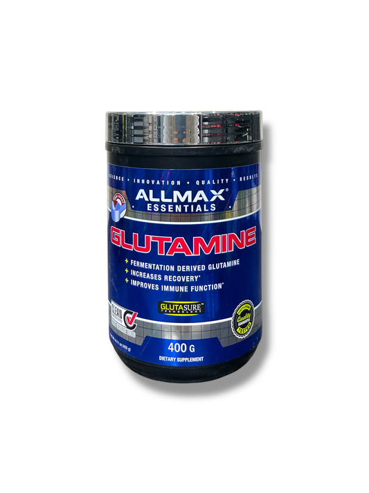 ALLMAX Essentials Glutamine 400g – Fermentation-Derived Recovery Support