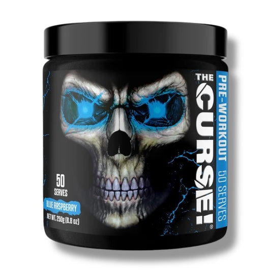 The Curse! Pre-Workout – Blue Raspberry (50 Servings)