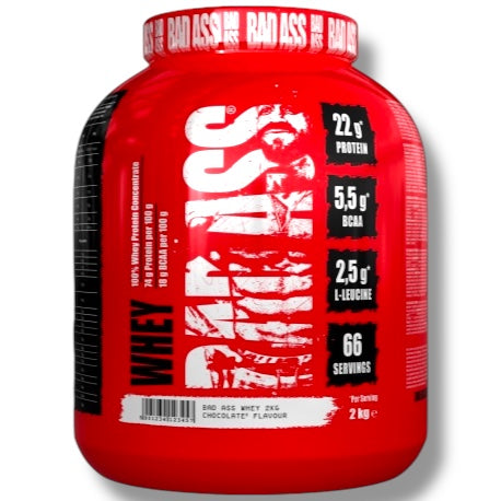 Bad Ass Whey Protein 2kg – Chocolate Flavour