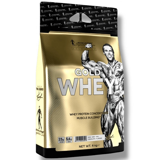 Kevin Levrone Gold Whey is a premium whey protein concentrate supplement formulated to support muscle growth, recovery, and overall athletic performance.