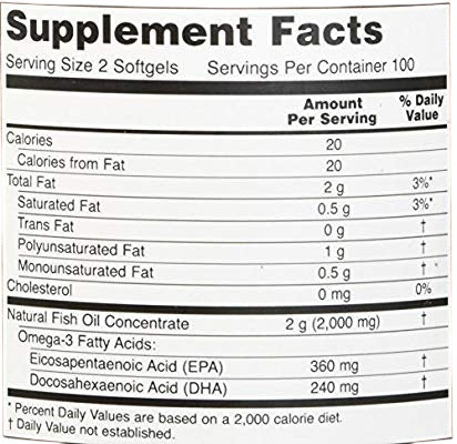 NOW Omega-3 – 100 Softgels | Heart, Brain & Joint Support| In Power Fit Supplements Egypt