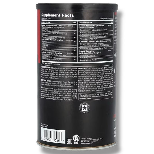 Universal Nutrition Animal M-Stak – Natural Anabolic Muscle Builder