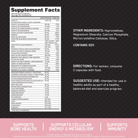 Opti-Women by Optimum Nutrition – Advanced Multivitamin for Women
