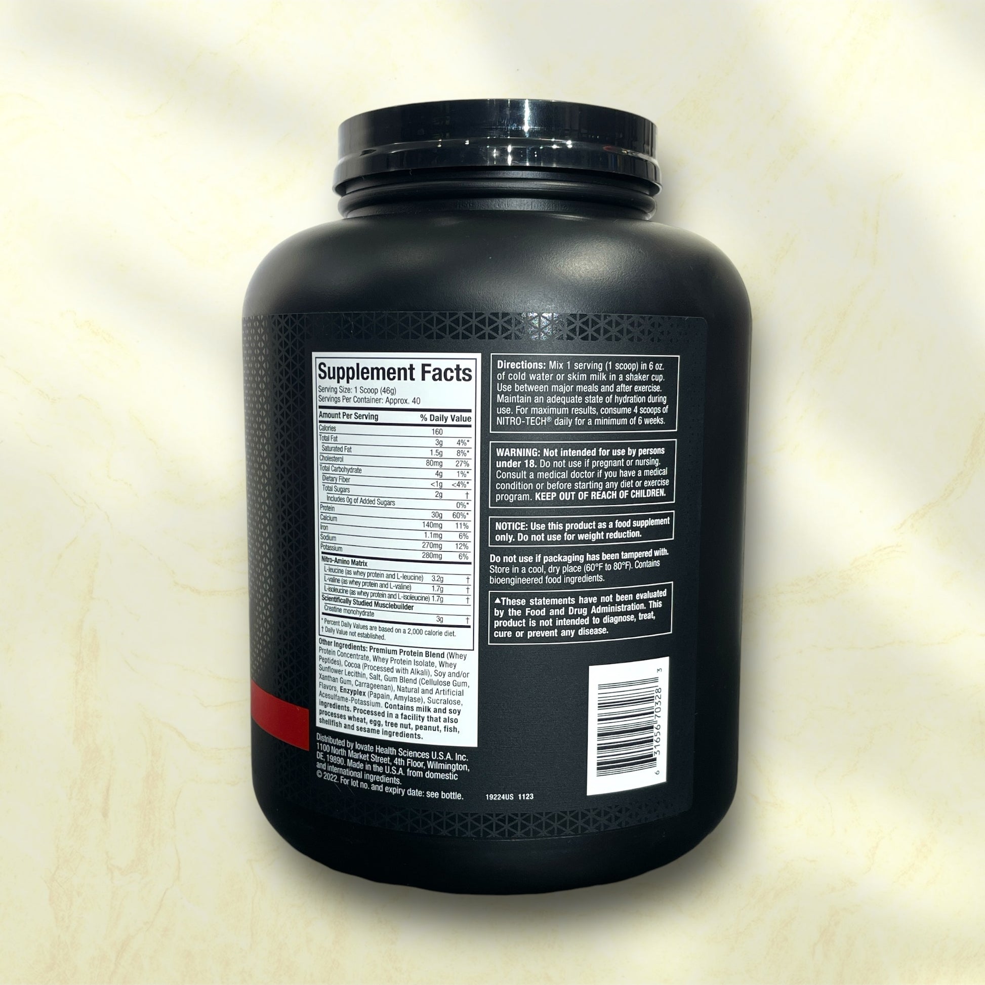 MuscleTech Nitro-Tech Whey Protein – Build Strength and Lean Muscle - Power Fit Supplements Egypt
