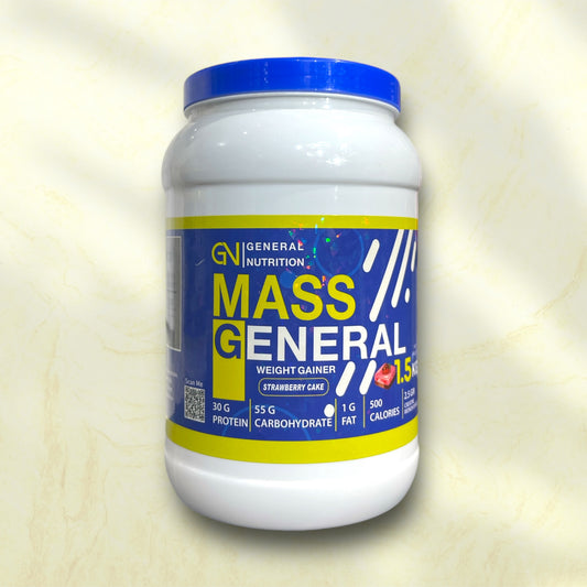 General Nutrition Mass General – Premium Weight Gainer for Muscle and Strength - Power Fit Supplements Egypt