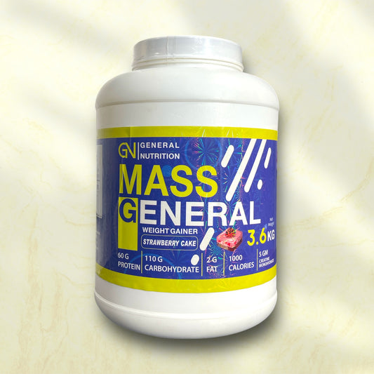 General Nutrition Mass General – Premium Weight Gainer for Muscle and Strength - Power Fit Supplements Egypt