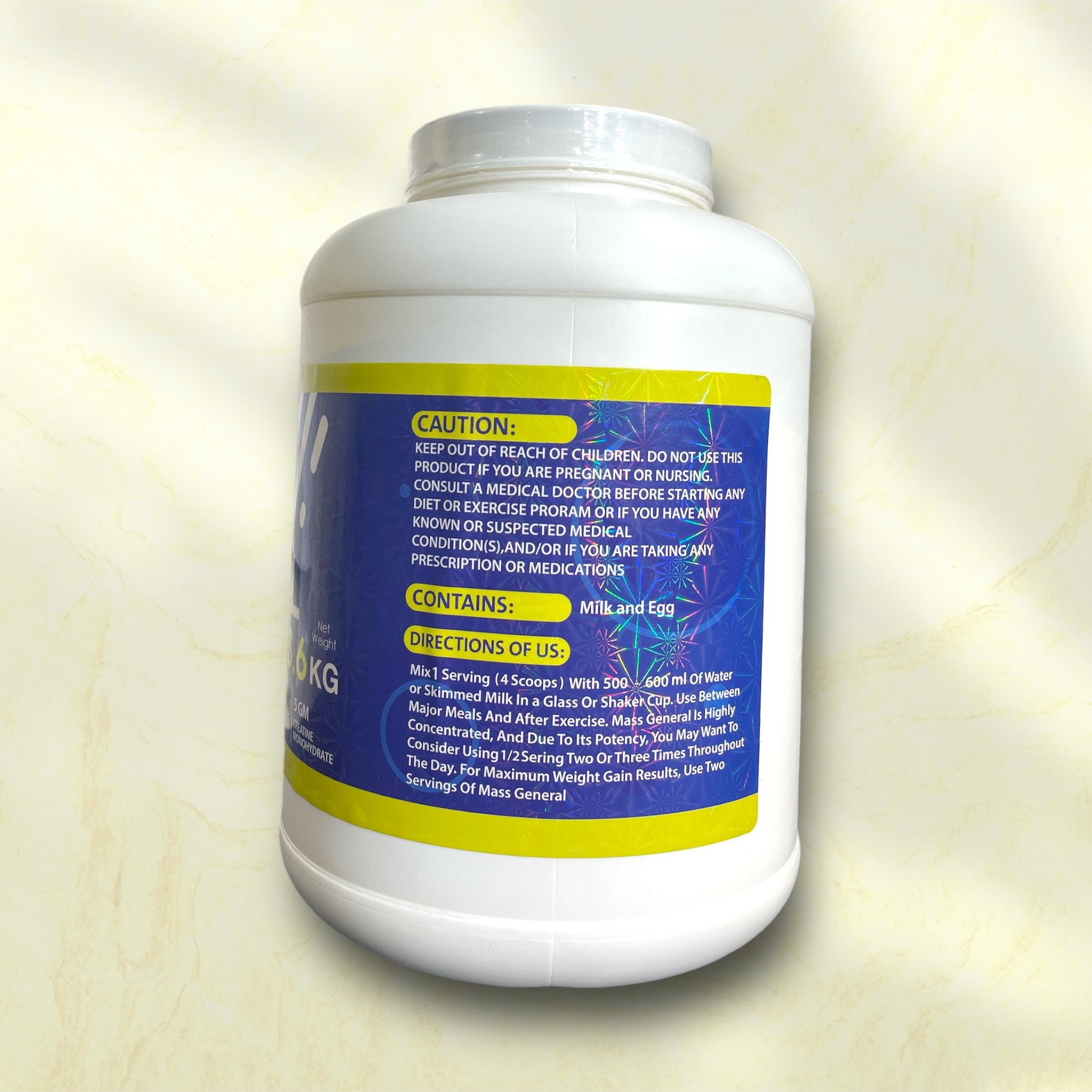 General Nutrition Mass General – Premium Weight Gainer for Muscle and Strength - Power Fit Supplements Egypt