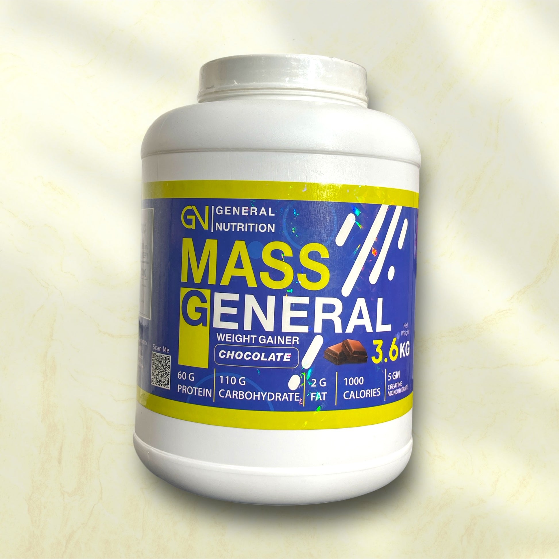 General Nutrition Mass General – Premium Weight Gainer for Muscle and Strength - Power Fit Supplements Egypt