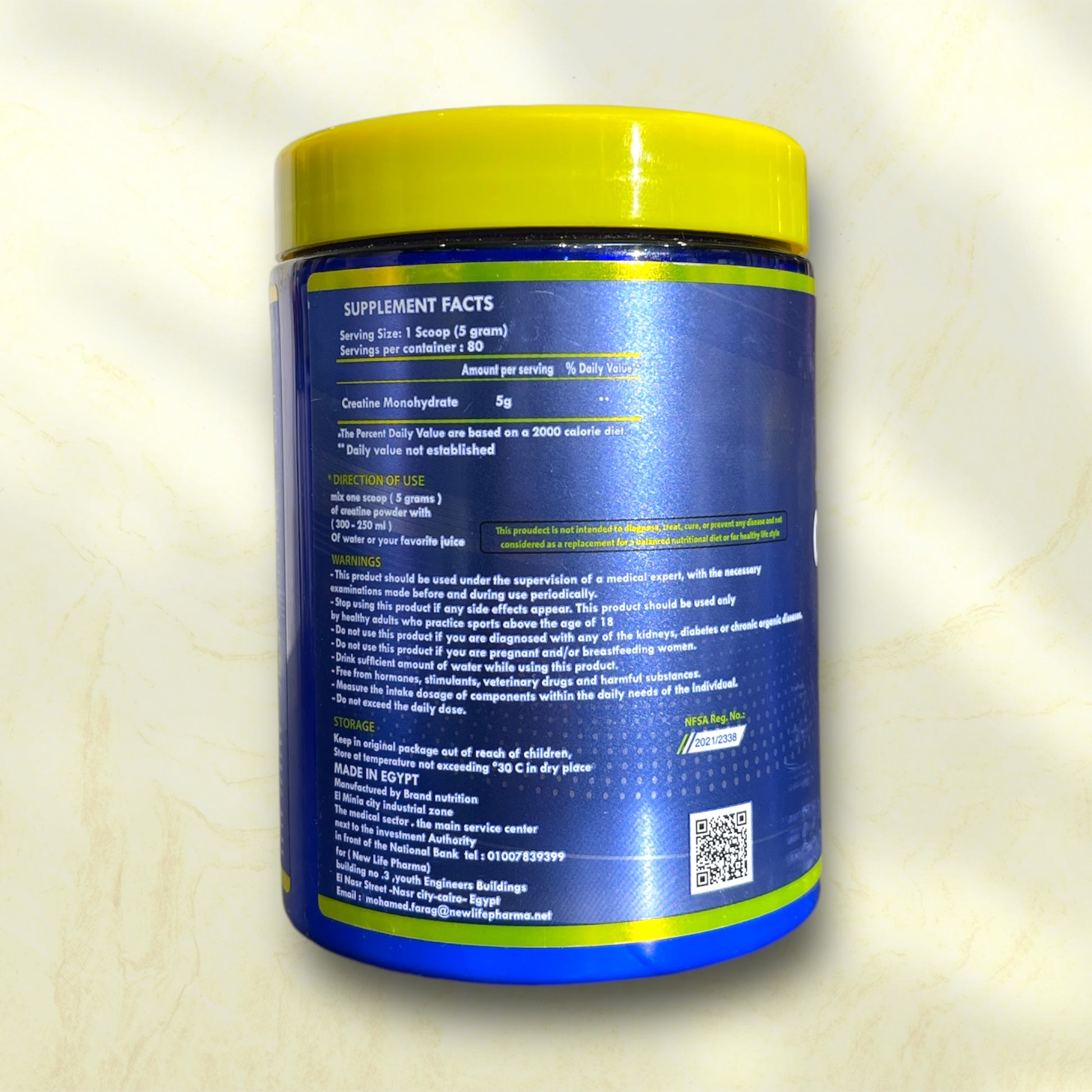 Crea Power Creatine Monohydrate – Premium Creatine for Strength and Endurance - Power Fit Supplements Egypt
