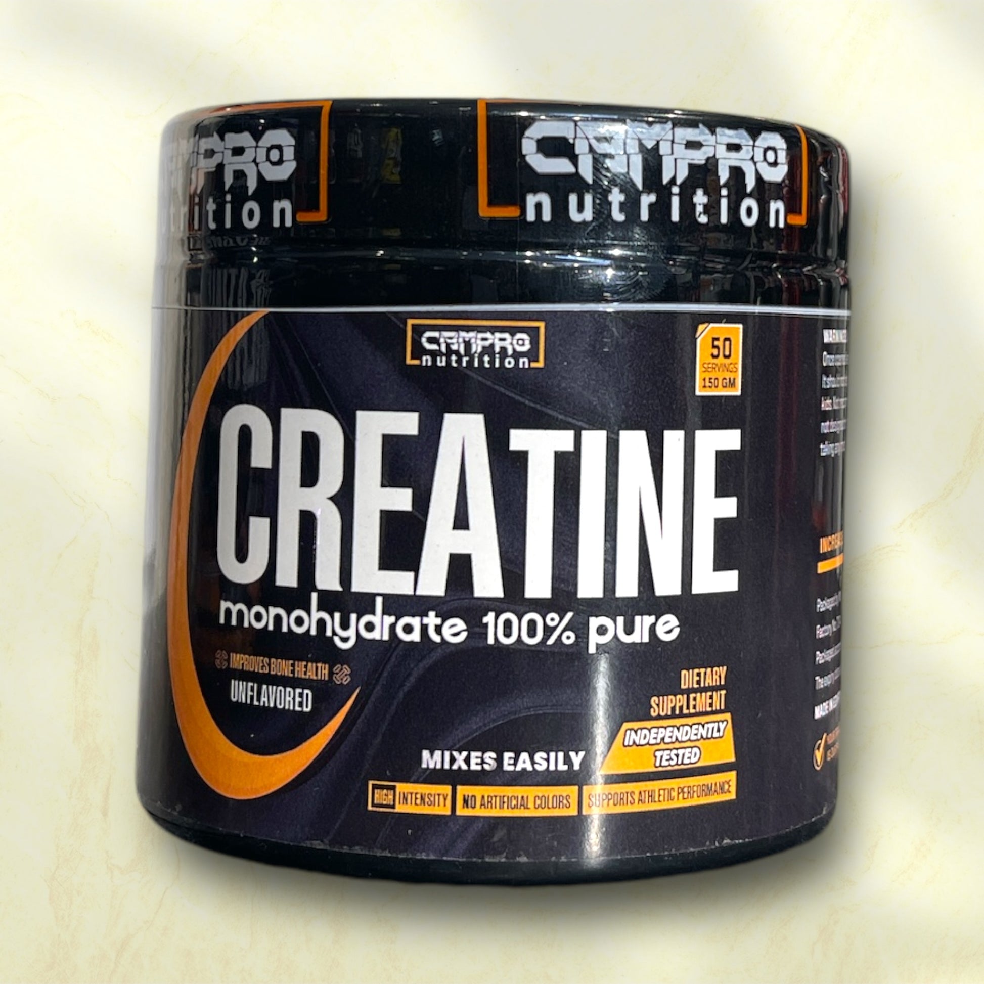 Campro Nutrition Creatine Monohydrate is a top-tier creatine supplement designed to help athletes and fitness - Power Fit Supplements Egypt