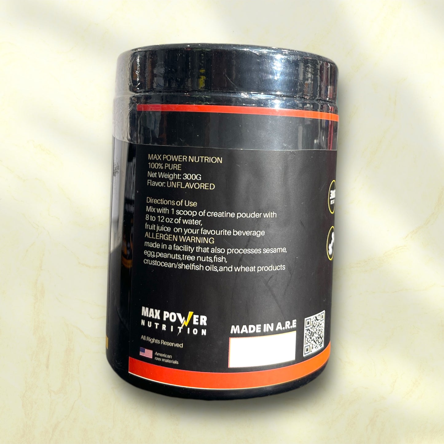 Max Power Nutrition Creatine Monohydrate is a high-quality, pure creatine supplement designed to enhance athletic performance and support muscle growth. - Power Fit Supplements Egypt