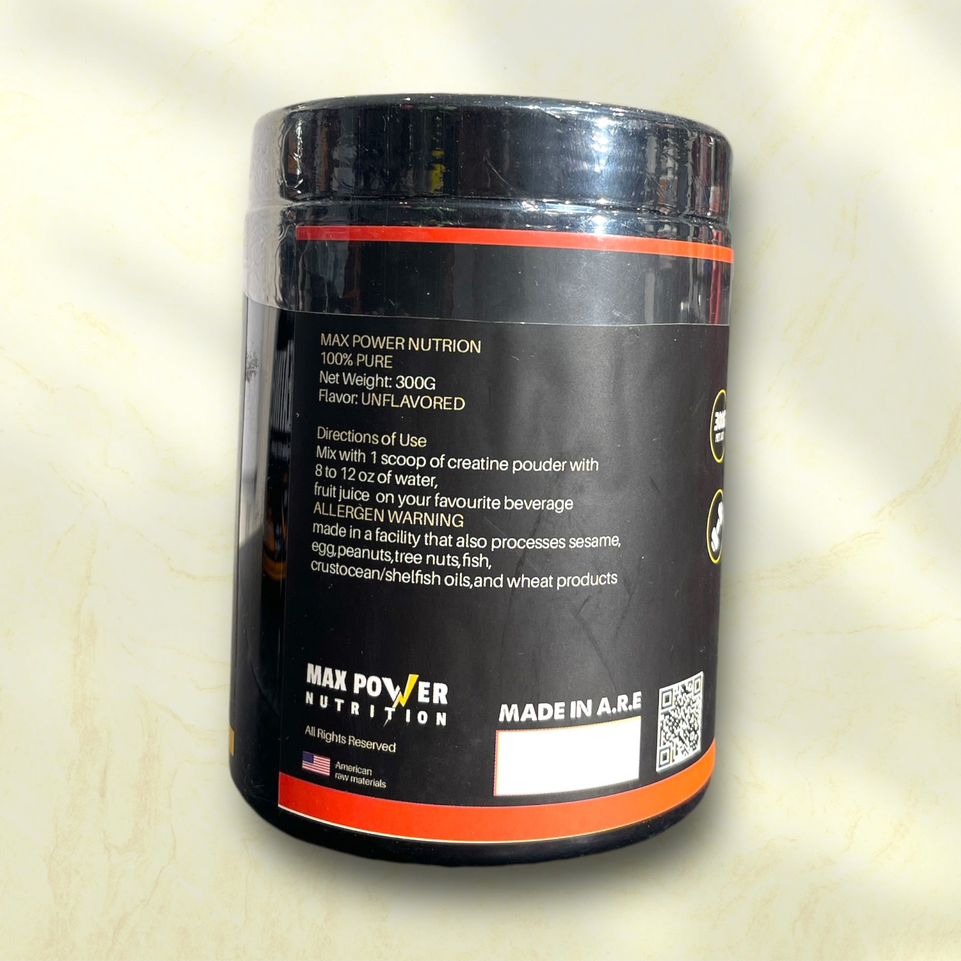 Max Power Nutrition Creatine Monohydrate is a high-quality, pure creatine supplement designed to enhance athletic performance and support muscle growth. - Power Fit Supplements Egypt