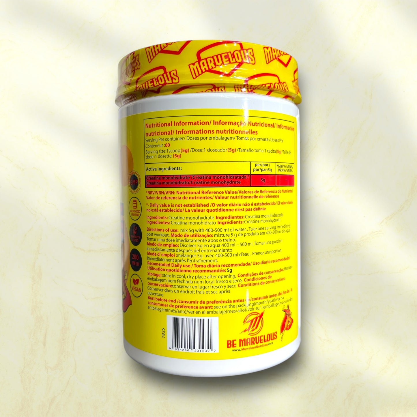 Marvelous Creatine – 100% Micronized Creatine Monohydrate for Superior Muscle Gains - Power Fit Supplements Egypt