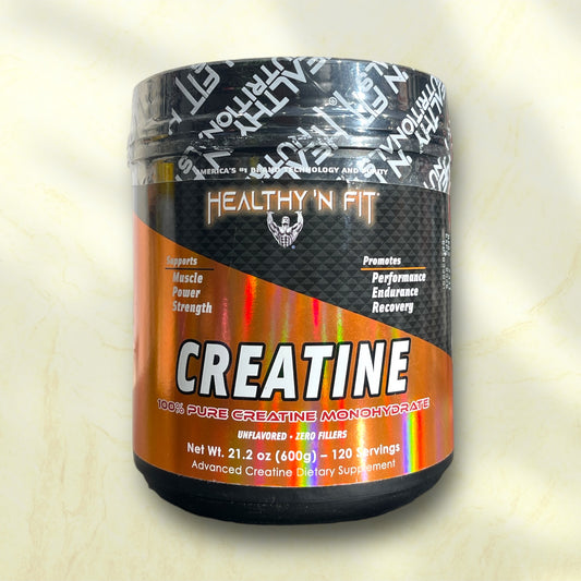 Healthy 'N Fit Creatine Monohydrate – Pure Creatine for Enhanced Muscle Power - Power Fit Supplements Egypt