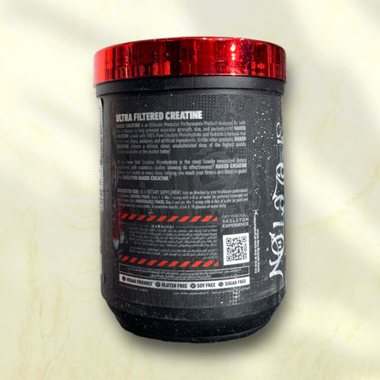 Skeleton Creatine Monohydrate is a premium creatine supplement known for its pure, high-quality formula that delivers excellent results. - Power Fit Supplements Egypt