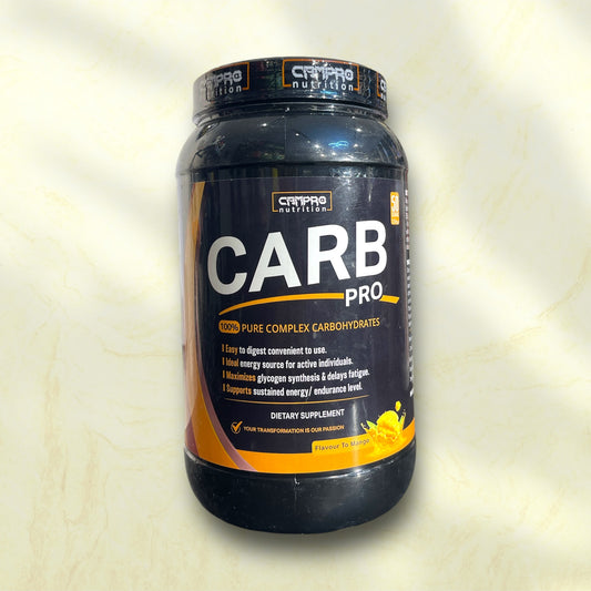 Campro Nutrition Carb is a carbohydrate supplement designed to support energy levels during intense physical activity, - Power Fit Supplements Egypt