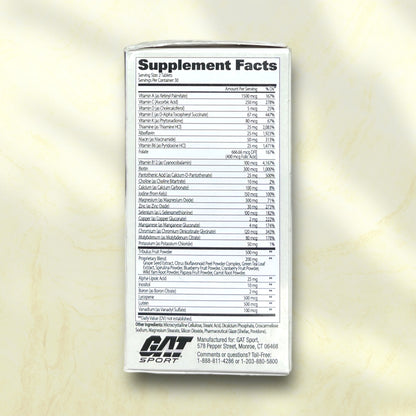 GAT Sport Mens Multi + Test Essentials - 60 Tablets - Power Fit Supplements Egypt