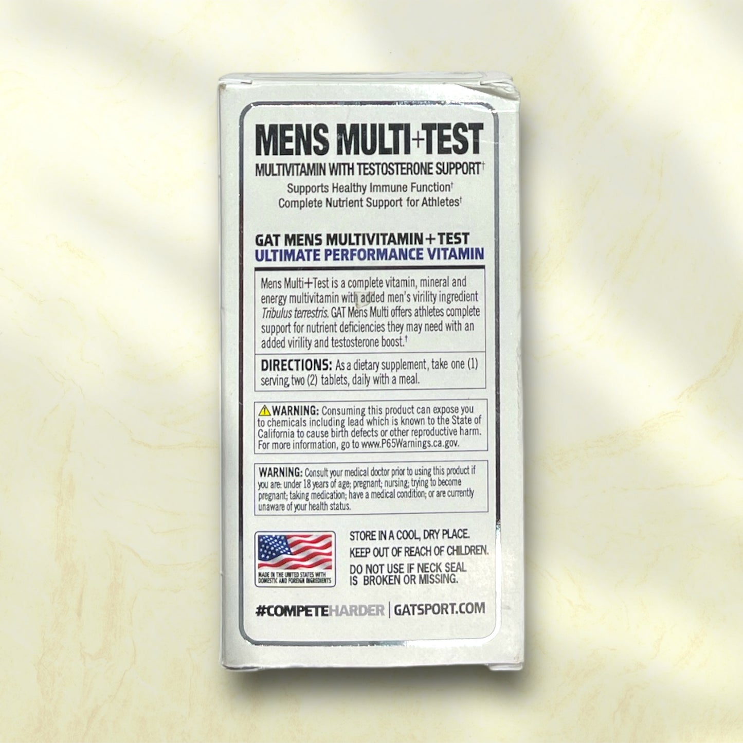 GAT Sport Mens Multi + Test Essentials - 60 Tablets - Power Fit Supplements Egypt