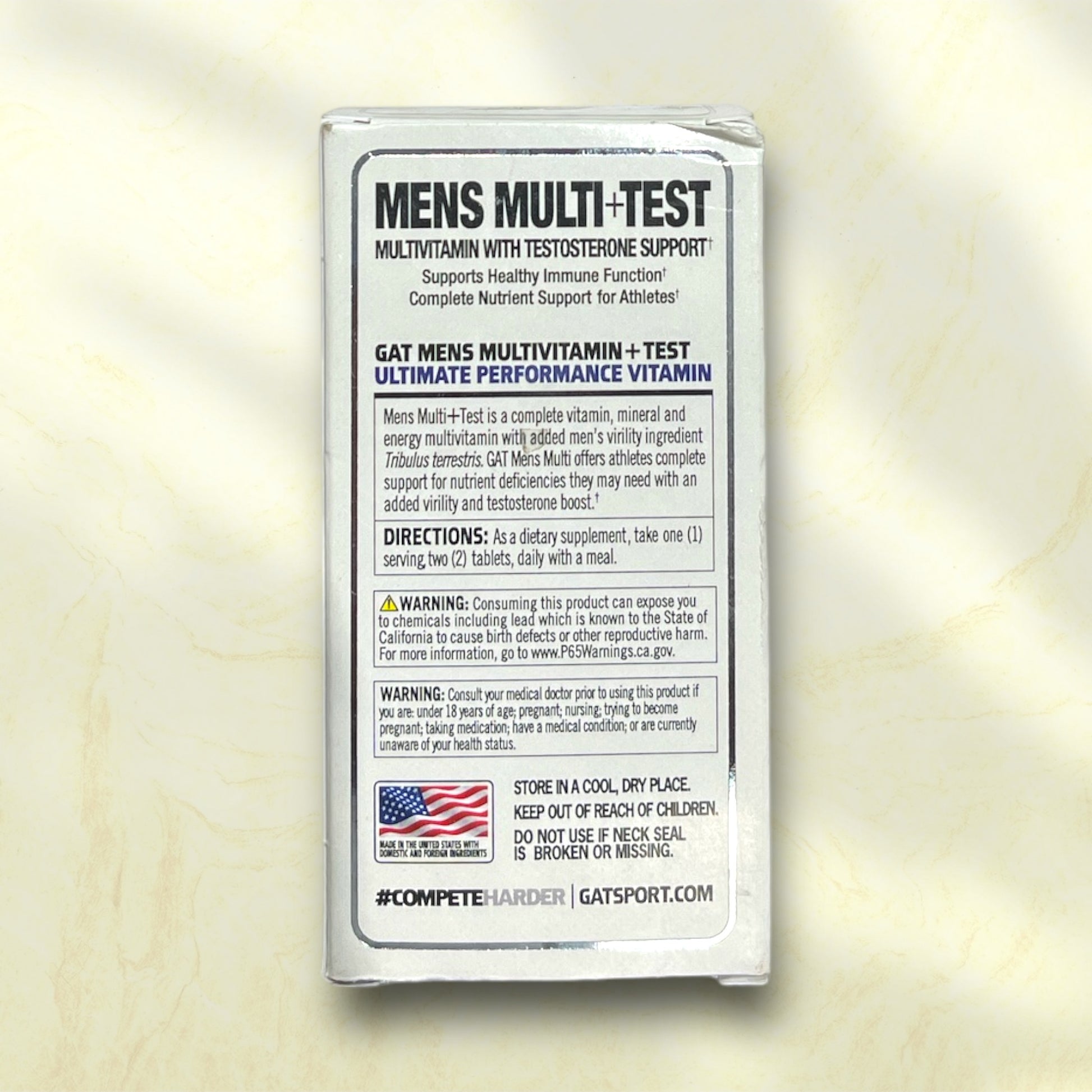 GAT Sport Mens Multi + Test Essentials - 60 Tablets - Power Fit Supplements Egypt