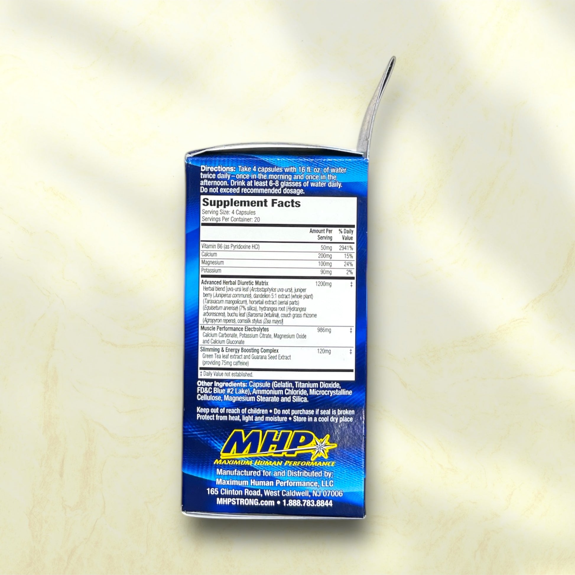 MHP Xpel Diuretic – Maximum Strength Herbal Diuretic for Water Loss & Weight Management - Power Fit Supplements Egypt