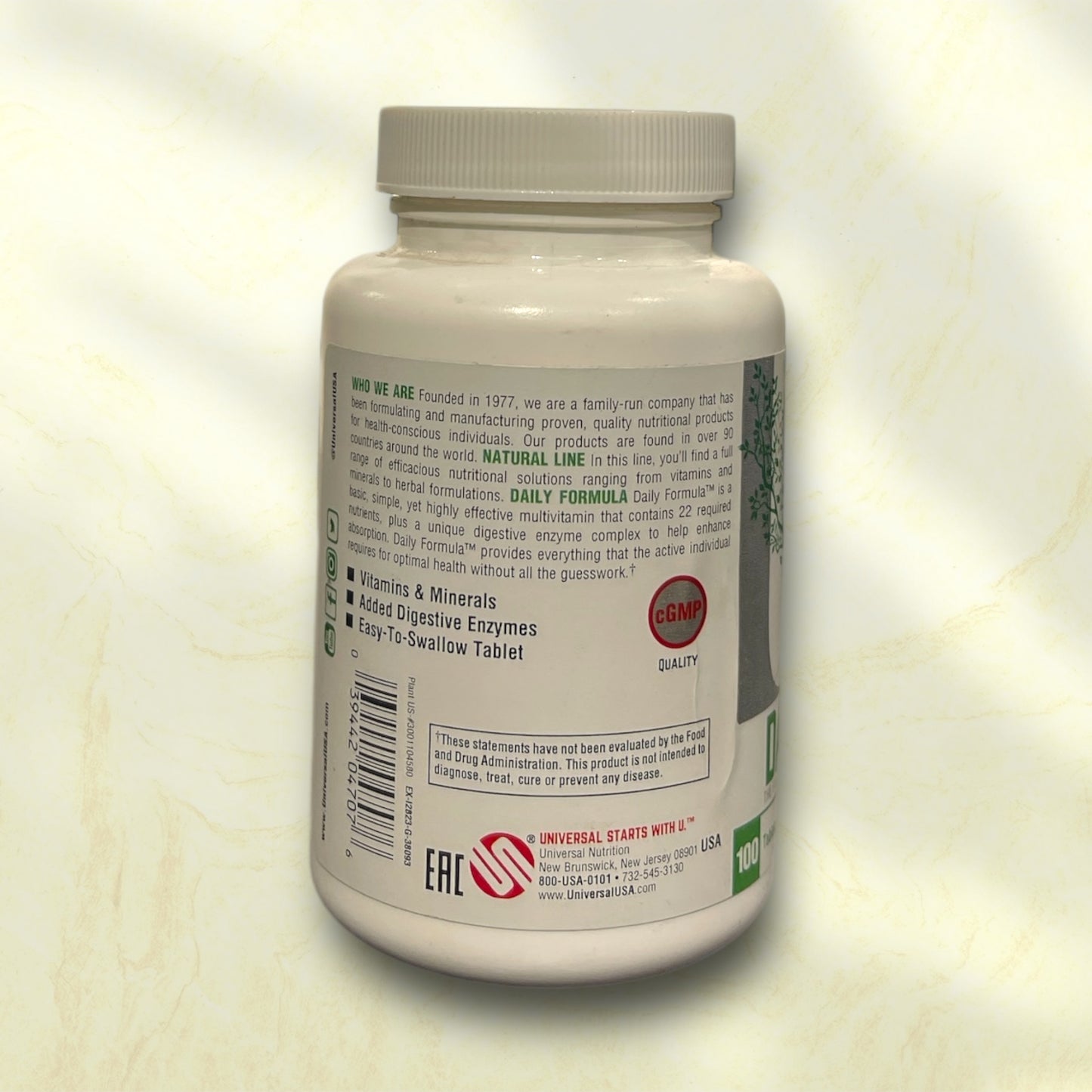 Daily Formula Daily Multivitamin is a dietary supplement designed to provide essential vitamins and minerals that help support overall health and well-being - Power Fit Supplements Egypt